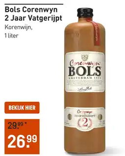 Gall & Gall Bols Corenwyn 2 Jaar Vatgerijpt 100CL aanbieding