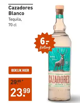 Gall & Gall Cazadores Blanco 70CL aanbieding