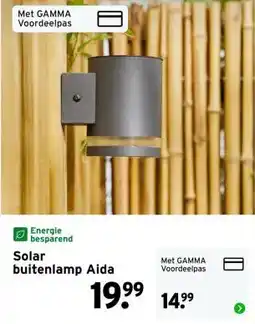 GAMMA Solar buitenlamp Aida aanbieding