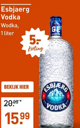 Gall & Gall Esbjaerg Vodka 100CL aanbieding