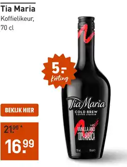 Gall & Gall Tia Maria 70CL aanbieding