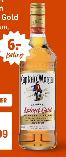 Gall & Gall Captain Morgan Spiced Gold 100CL aanbieding