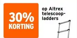 GAMMA op Altrex telescoop- ladders aanbieding