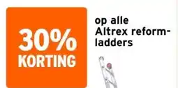GAMMA op alle Altrex reform- ladders aanbieding