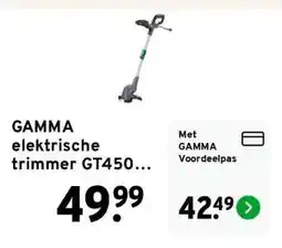 GAMMA GAMMA elektrische trimmer GT450 - 450W 25cm aanbieding