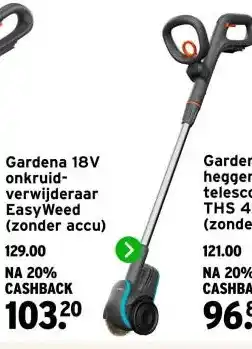 GAMMA Gardena 18V onkruid- verwijderaar EasyWeed aanbieding