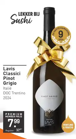Gall & Gall Lavis Classici Pinot Grigio 75CL aanbieding