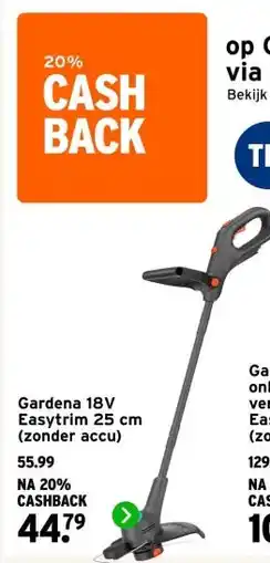 GAMMA Gardena 18V Easytrim aanbieding