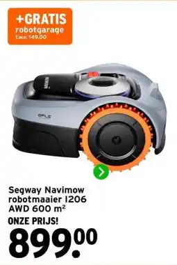 GAMMA Segway Navimow robotmaaier 1206 AWD aanbieding