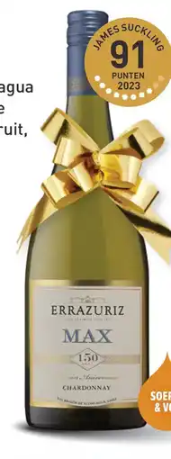 Gall & Gall Errazuriz Max Chardonnay 75CL aanbieding