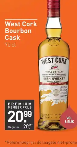 Gall & Gall West Cork Bourbon Cask 70CL aanbieding