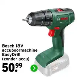 GAMMA Bosch 18V accuboormachine EasyDrill aanbieding