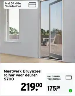 GAMMA Maatwerk Bruynzeel rolhor voor deuren aanbieding