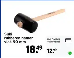 GAMMA Suki rubberen hamer vlak aanbieding