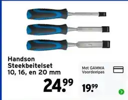 GAMMA Handson Steekbeitelset aanbieding
