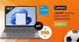 Expert Lenovo IdeaPad Slim 3 15IRH10 (83K1005WMH) aanbieding