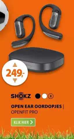 Expert Shokz OpenFit Pro Zwart aanbieding