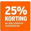 GAMMA op alle plafond- ventilatoren aanbieding