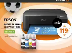 Expert Epson EcoTank ET-1810 aanbieding