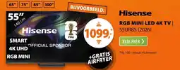 Expert Hisense RGB MINI LED 55UR8S (2026) aanbieding