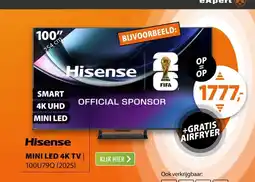 Expert Hisense MiniLED 100U79Q (2025) aanbieding