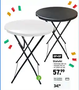 GAMMA Statafel aanbieding