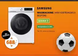 Expert Samsung BESPOKE SuperSpeed 7000-serie WW11DB7B34GW aanbieding