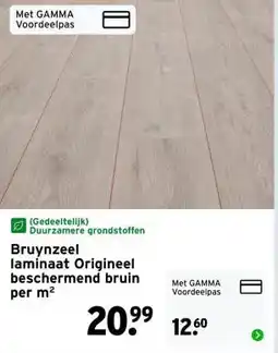 GAMMA Bruynzeel laminaat Origineel beschermend bruin aanbieding