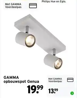 GAMMA GAMMA opbouwspot Genua aanbieding