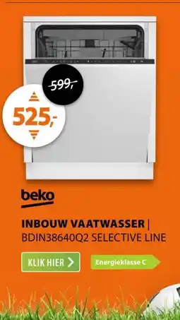 Expert Beko BDIN38640Q2 Selective Line aanbieding