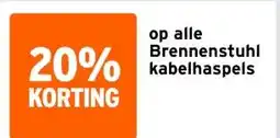 GAMMA op alle Brennenstuhl kabelhaspels aanbieding