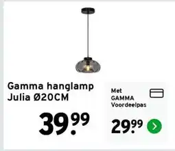 GAMMA Gamma hanglamp Julia Ø20CM aanbieding