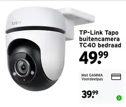 GAMMA TP-Link Tapo buitencamera TC40 bedraad aanbieding