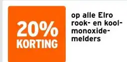 GAMMA op alle Elro rook- en kool- monoxide-melders aanbieding