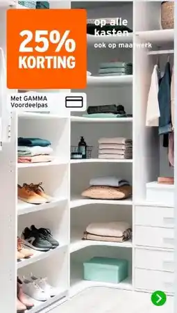 GAMMA op alle kasten aanbieding