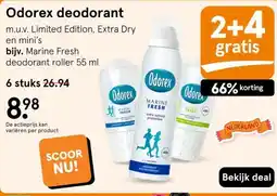 Etos Odorex deodorant aanbieding