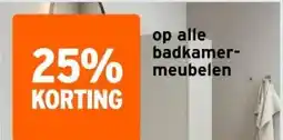 GAMMA op alle badkamer- meubelen aanbieding
