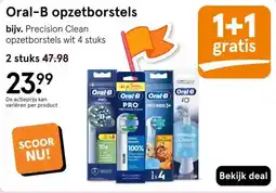 Etos Oral-B opzetborstels aanbieding