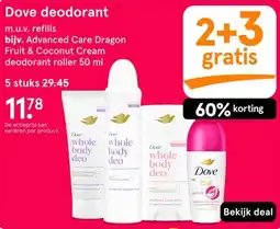 Etos Dove deodorant aanbieding