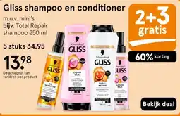 Etos Gliss shampoo en conditioner aanbieding