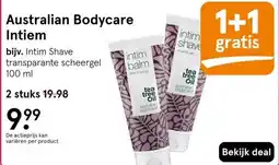 Etos Australian Bodycare Intiem aanbieding