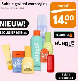 Etos Bubble gezichtsverzorging aanbieding