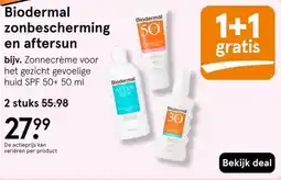 Etos Biodermal zonbescherming en aftersun aanbieding