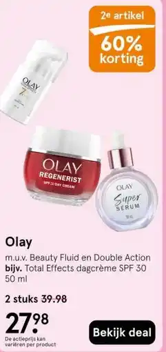 Etos Olay aanbieding