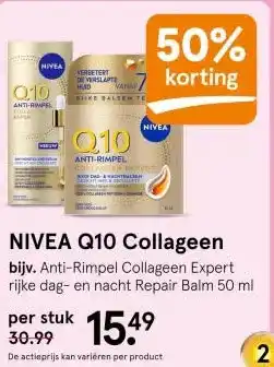 Etos NIVEA Q10 Collageen aanbieding