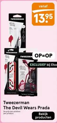Etos Tweezerman The Devil Wears Prada aanbieding