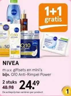 Etos NIVEA aanbieding