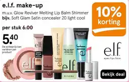 Etos e.l.f. make-up aanbieding