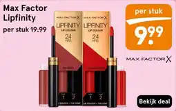 Etos Max Factor Lipfinity aanbieding