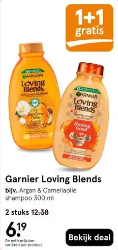 Etos Garnier Loving Blends aanbieding